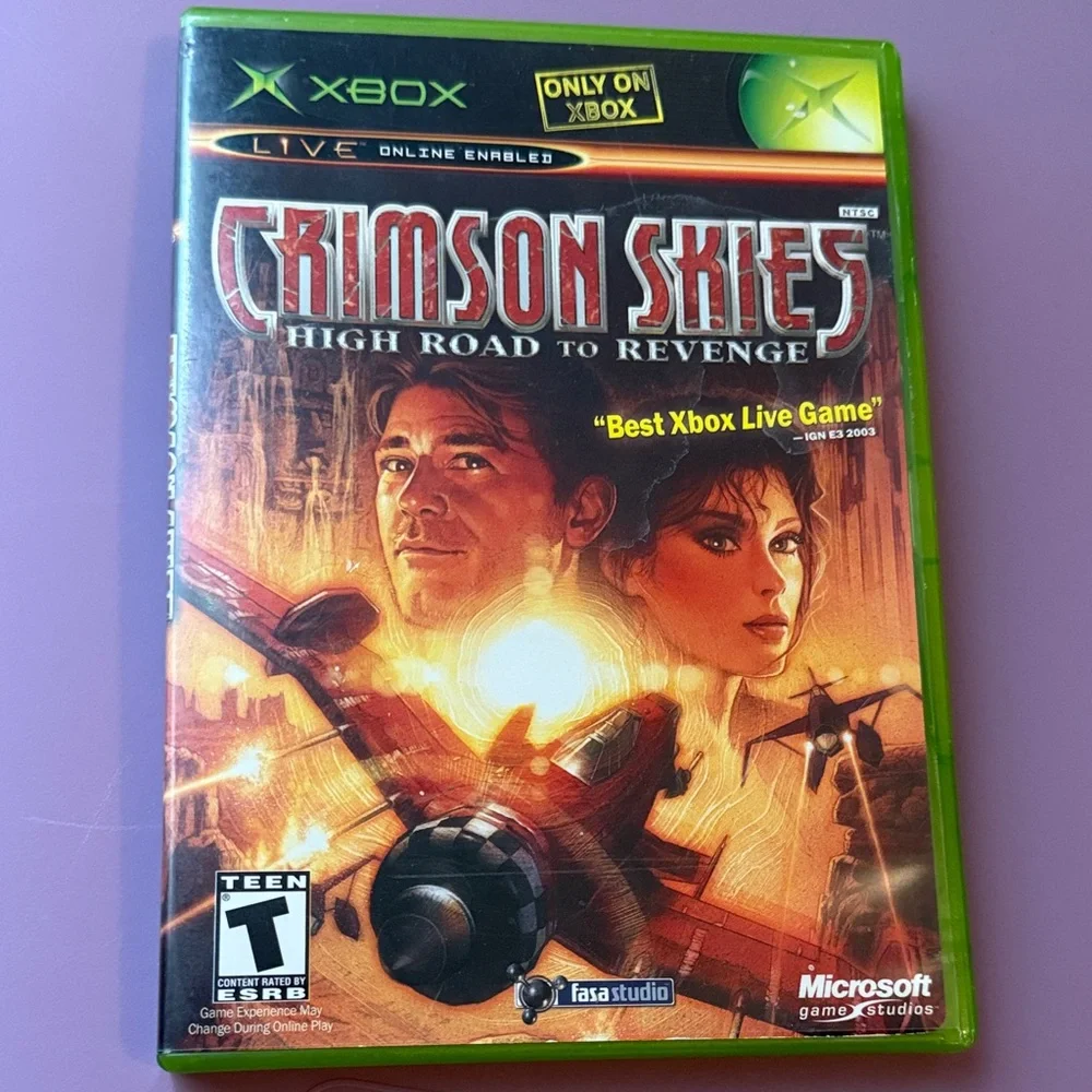 Microsoft Xbox Game - Crimson Skies: High Road to Revenge